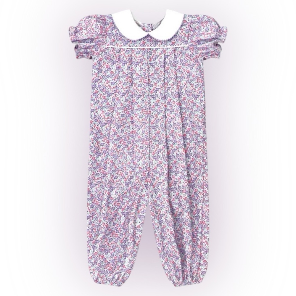 Leighann Longall - 12m Sweet Pea Floral onesie